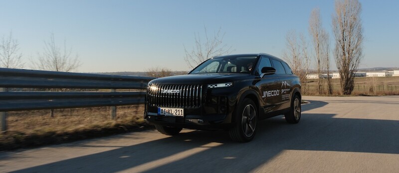 Jaecoo 7 SHS halad az úton