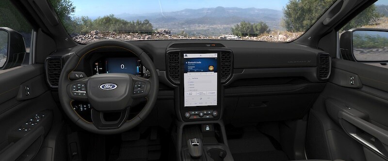Ford Ranger belső tér, kormány, kijelző, ülés