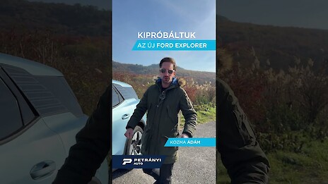 Elektromos Ford Explorer bemutató videó borítóképe