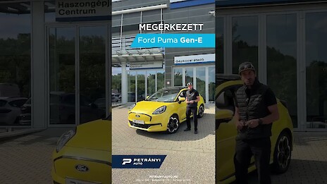 Ford Puma Gen-E bemutató videó borítóképe