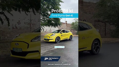 Ford Puma Gen-E - Gyere és teszteld! videó borítóképe